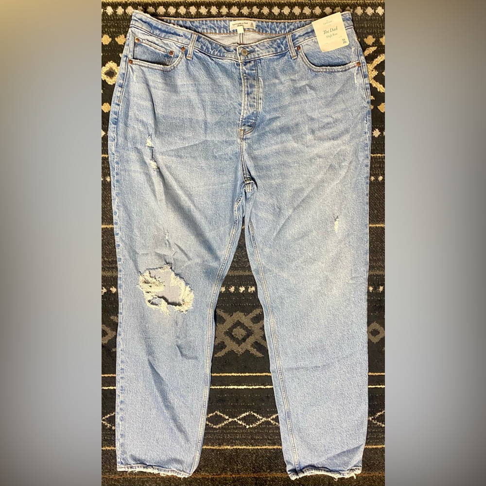Abercrombie Curve Love The Dad High Rise jeans